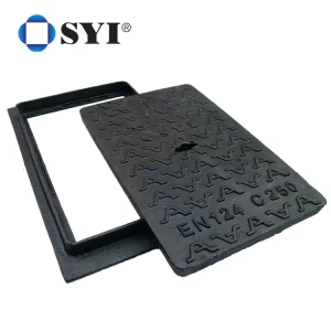 Customized Round Square Rectangle D400 Ductile Cast Iron Manhole Sewer Cover Price