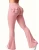 Import Women High Waist Flare Yoga Pants with Back Button Cargo Pockets Soft Stretch Workout Casual Sports Trousers from China