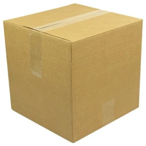 Brown Moving Corrugated Carton Shipping Boxes With Custom Design LOGO