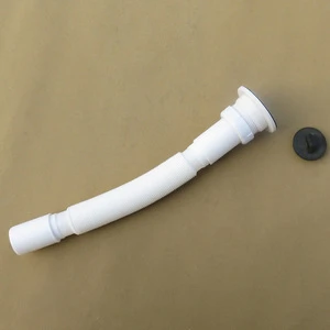 1-1/4 Inch Expandable Flexible  Universal Kitchen Sink Sewer Drain Pipe Tube S Trap, Bathroom  Sink Drain Plumbing