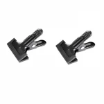 10-Pack Set Black Heavy Duty Muslin Spring Clamps Clip for Paper