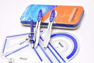 10 PCS School Geometry Set compass and divider,stationery goods