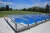 Import 10 years warranty aluminum frame metalframe pool with retractable roof from China