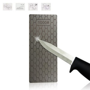 1000 Thin Diamond Sharpening Stone Knives Diamond Plate Whetstone Knife Sharpener Grinder Honing Tools