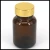 Import 100ml 120ml 150ml amber wide mouth pharmaceutical medicine glass bottle for tablet /pil from China