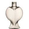 100ml 3.5oz Transparent Plastic PET Bottle Heart-shape Bottle