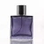Import 100ml rectangular black glass perfume spray bottles with black cap for men from China