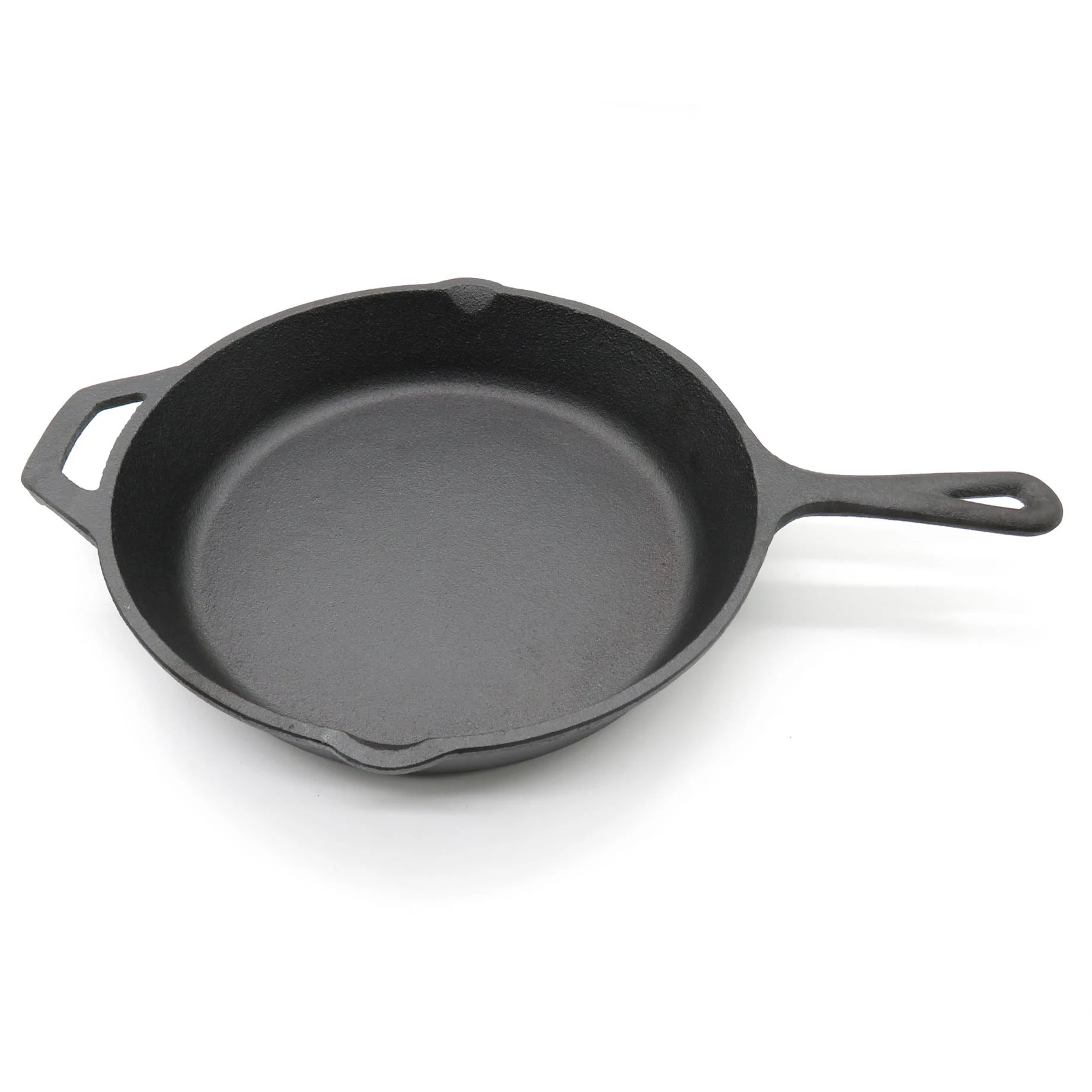10inch and 12inch cast iron skillet set two pieces