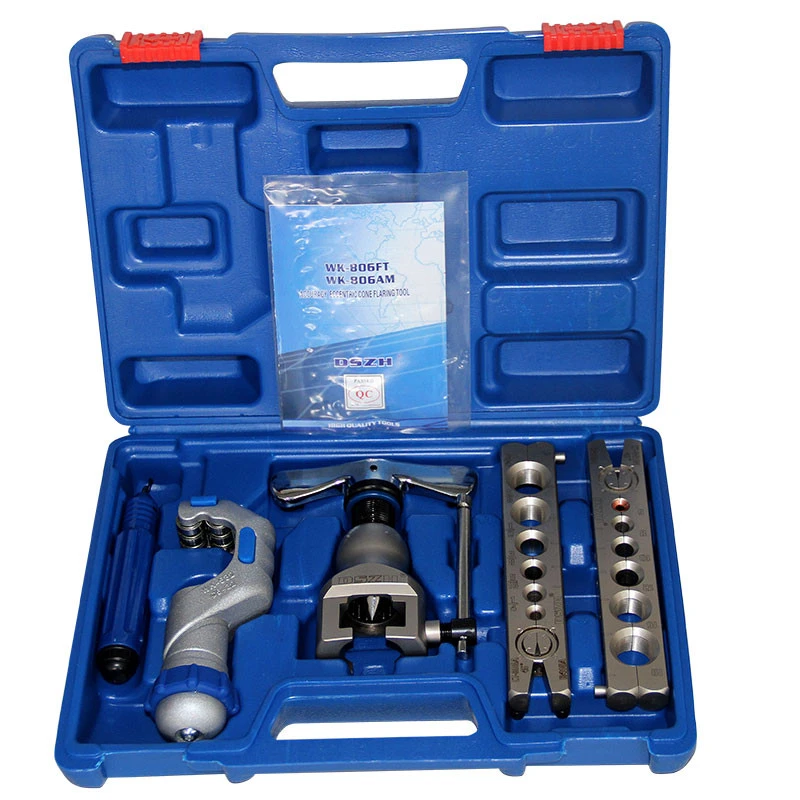 10mm 19mm WK-806FT-L HAVC Flaring and swaging tool kits for copper tube