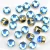 Import 10MM color Sew on crystal glass Rhinestone k9 Diamante jewels gold Cup Claw 4-holes Sewing Stone Beads craft clothes from China