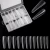 Import 120Pcs/Box Quick Building Mold Nail Tips Dual Form False Nails Clear Manicure Tools for Extension Gel Nail Art from China
