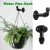 Import 1/2inch Black Industrial Coat Hooks Wall Mounted Pipe Hooks for Towel Bag Robe from China