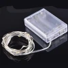 12M 100 led battery operated led copper wire fairy light string for Holiday Wedding Party christmas lights