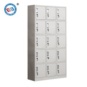 15 door steel locker shelf sports lockers small metal locker cabinet for sale