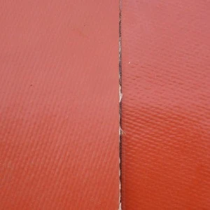 1.5mm Silicone Coated fiberglass fabric Cloth for insulate jacket