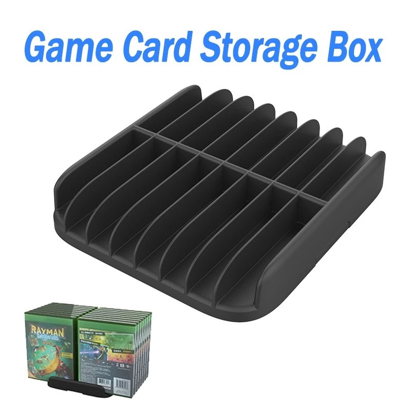 Buy 16 Game Disc Storage Stand Shelf Rack Cd Box Bracket Card Holder ...