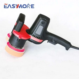 180MM Electric Double Reduction Dual Action Random Orbital Two Head Car Polisher