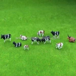 1:87 and 1:150 scale plastic miniature model farm animals