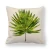 Import 18inch*18inch Simple watercolor green tropical leaves design linen cushion cover throw pillow cover decorative pillows from China