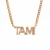 Import 18k Gold plated Custom Personalised Iced out Zircon Name Necklace from China