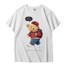 190 g mens t-shirts custom logo blank oversize white short sleeve o neck Wholesale print t-shirt