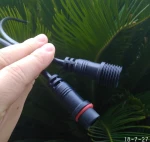 2 pin M16 waterproof connector electrical wire with molded connector
