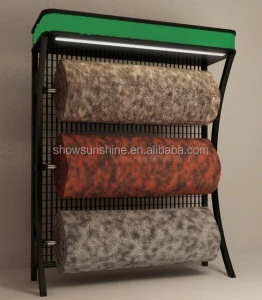 2015--96 carpet rug metal display stand for in-store display, metal umbrella display stand