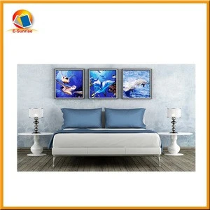 2016 new hot selling lenticular frameless 3d picture for plastic crafts