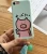 Import 2017 matte pig and panda carton blue tassel design pattern phone case cover for iphone 5 6 6 P 7 7p high quality from China