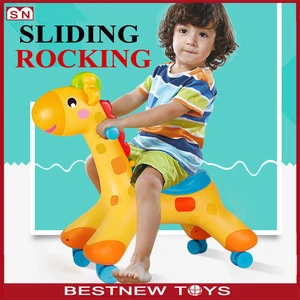 2017 New baby sliding rocking kids Ride On Animal Toy from china