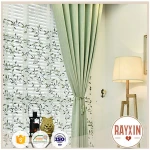 2017 new design multi color free sample M6617-1 bamboo door curtain with valance