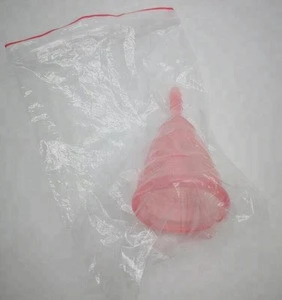 2018 FDA Wholesale 100% Medical Silicone Lady Reusable Menstrual Cup