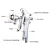 Import 2018 High Pressure 1.5mm Nozzle Suction Feed Nozzle Aluminum Cup Air Spray Paint Gun from China
