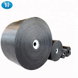 2018 NEW heavy duty black cotton rubber conveyor belt for cement plant