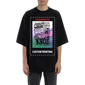 2019 new streetwear half sleeve blank printing mens oversized t shirt custom