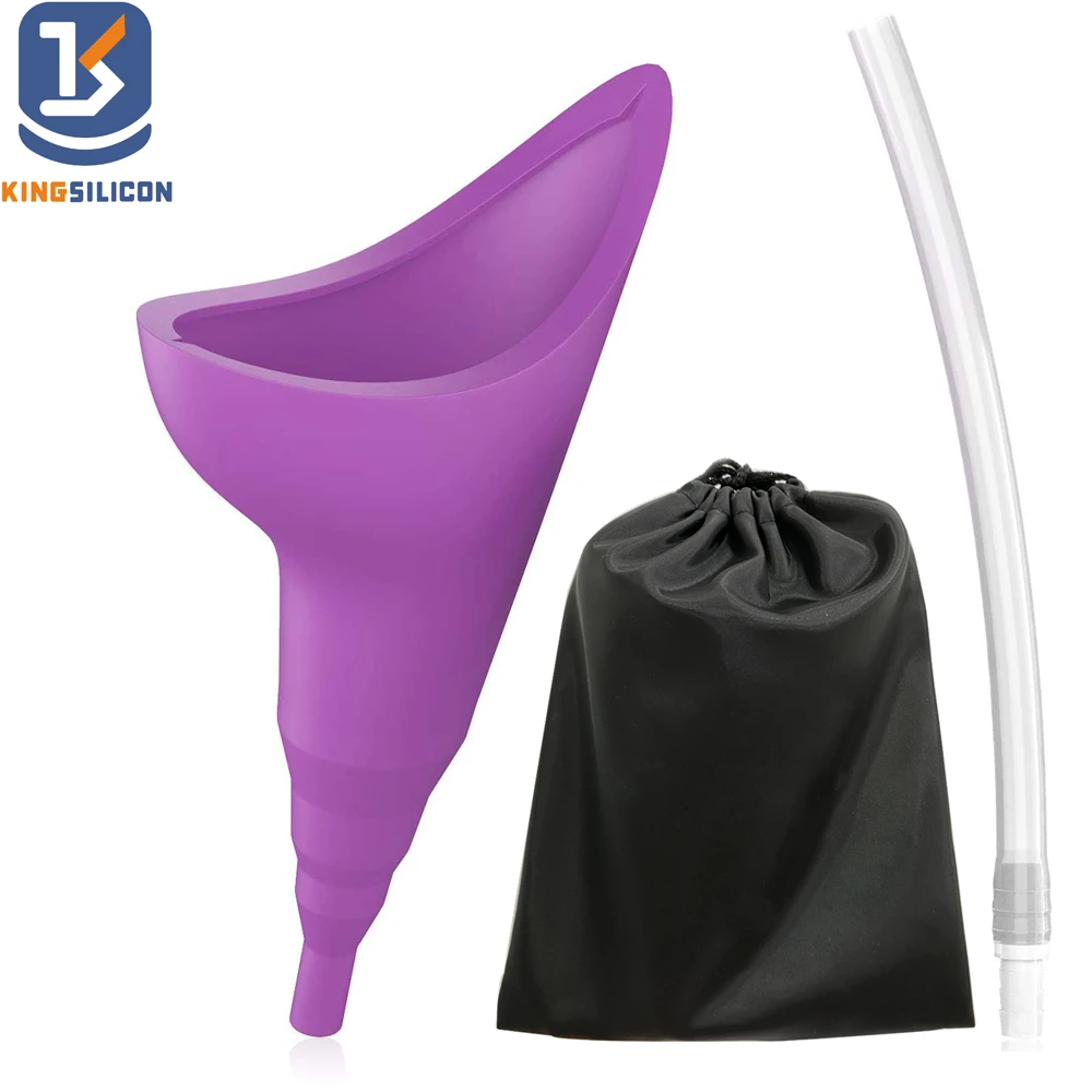2020 Best Seller Portable Silicone Female Urination Device For Outdoor Travel Camping