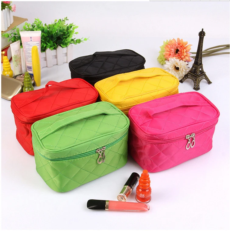 2020 Cosmetic Box Female Quilted Cosmetic Bag Women Large Capacity Storage Handbag Travel Makeup Case