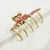 Import 2020 elegant headdress metal hair claw retro ethnic style hairpin non-slip ponytail Hair pins from China