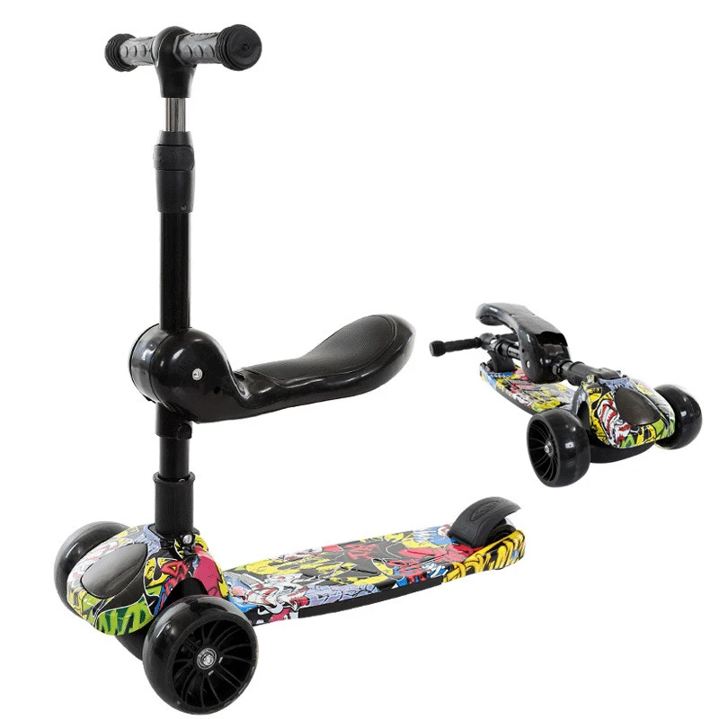 2020 Foldable New Shenzhen China Handicap 3 Wheels Kick Scooters Baby Kids Foot Scooters For Sale