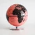 Import 2020 hot sale 14cm world map music globe decor with metal base from China