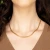 Import 2020 new arrival elegant design women 18K gold plated gold cuban link chain choker necklace women from China