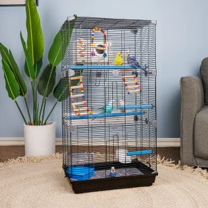 2020 New Large Hamster Parrot Cage Breeding Cage Luxury Villa Super-Huge Type Peony Xuanfeng Tiger Skin Live Bird Cage