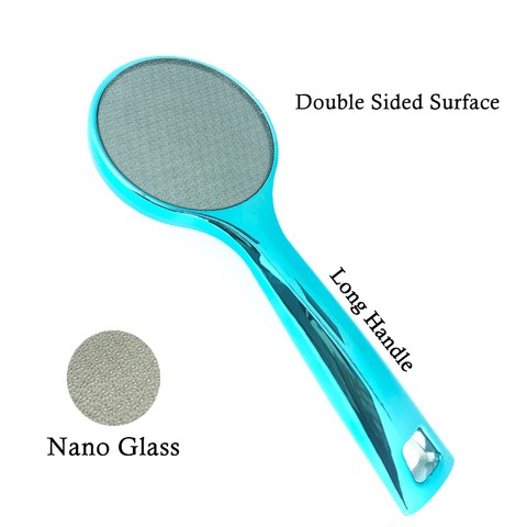 2020 New Style Professional Foot Tools Nano Glass Foot File Long Handle Foot File