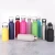 Import 2020 outdoor 350ml/500ml/600ml/750ml double wall stainless steel vacuum insulated  sport water bottle with bamboo lid from China