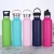 Import 2020 outdoor 350ml/500ml/600ml/750ml double wall stainless steel vacuum insulated  sport water bottle with bamboo lid from China