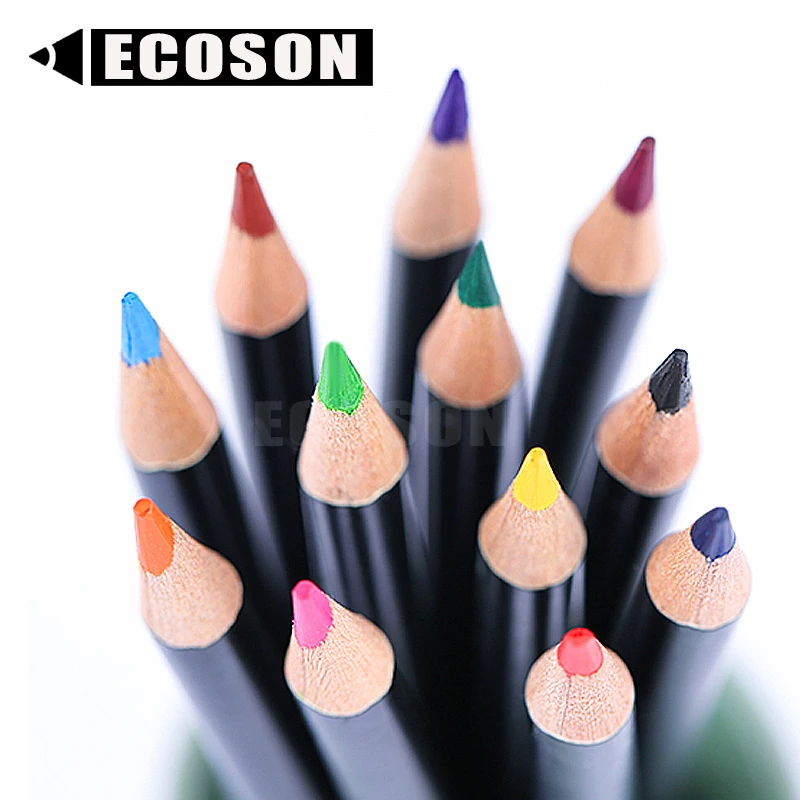 2020 Professional Colored Pencils Set Art Soft Core 12 Count Presharpened School Supplies Custom Colored+Pencils