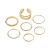 Import 2021 Bohemian creative retro geometric ring 7-piece combination joint ring from China