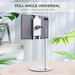 2021 Luxury 5.5-13.3 inch Phone Tablet Pad Tablet Desk Holder metal Desktop Stand Holder