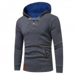 2021 Mens Sherpa Hoodie Sweatshirt Winter Warm Fleece Sherpa Lined Fleece Hoodie