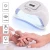 Import 2021 new arrivals 80W UV Lamp cure wireless dual light rechargeable cordless sun  uv led gel dryer nail lamp 45PCS from China